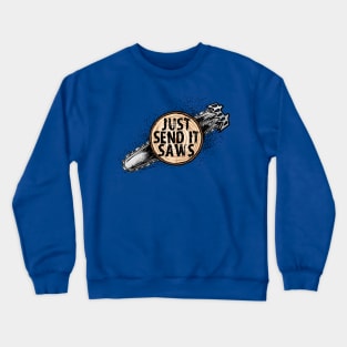 Log Cut Crewneck Sweatshirt